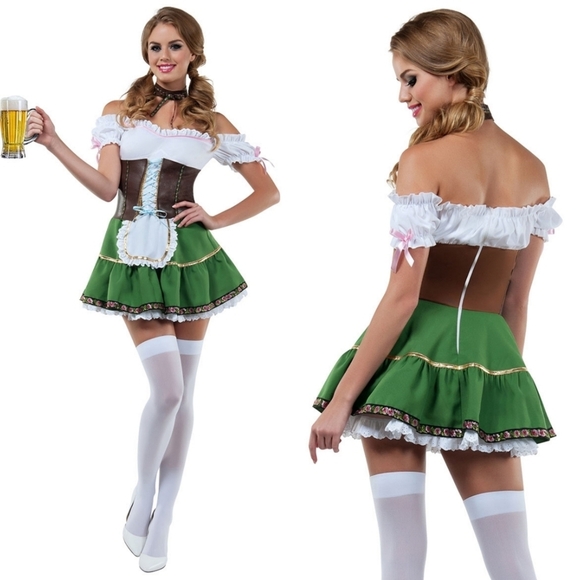 NEW Starline Vintage Beer Girl 49 Oktoberfest Sexy Costume Set Medium Yandy - Picture 5 of 5